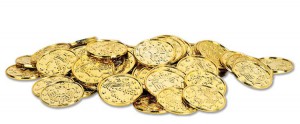 100 pièces d'or/argent - or