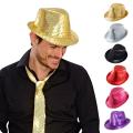 Chapeau unicolore à paillettes