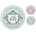 10 assiettes en carton 
