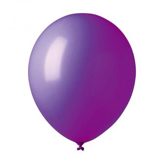 12 ballons de baudruche unicolores - lilas