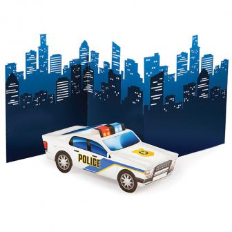 Déco de table 3D "Police cool" 68,5 cm