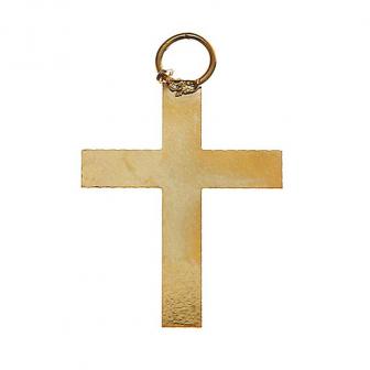 6 pendentifs "Croix" - doré