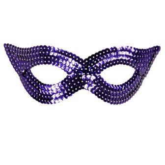 Loup avec paillettes "Glamour" - lilas