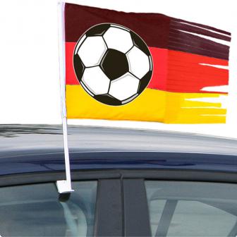 Drapeau pour voiture avec ballon de foot "Allemagne" 45 cm