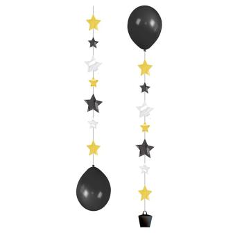 3 pendentifs pour ballon avec boîte "Étoile filante" 