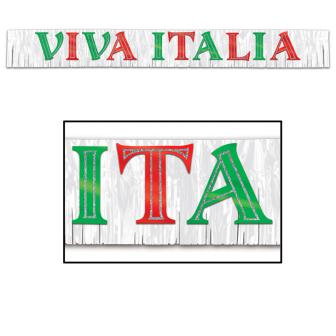 Bannière "Viva Italia" 2,40 m 