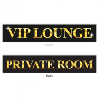 Bannière "VIP Lounge" 70 x 13 cm