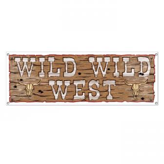 Bannière Wild Wild West 1,5 m