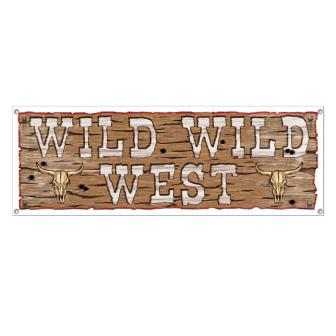 Bannière Wild Wild West 1,5 m