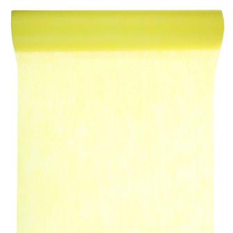 Large chemin de table en non-tissé "Élégance" 0,6 x 10 m - jaune
