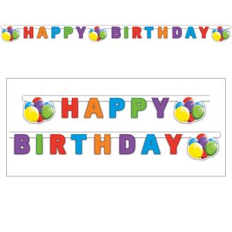 Guirlande-lettres "Anniversaire coloré" 2 m