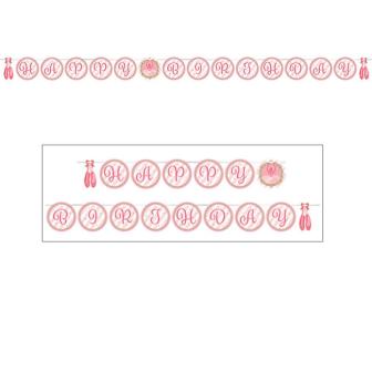 Guirlande lettres "Petite ballerine" 3,33 m 