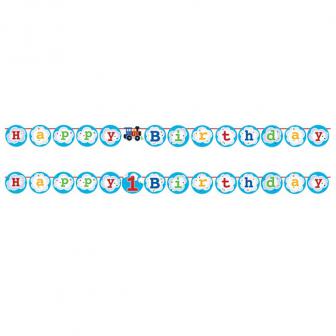 Guirlande de lettres "Petit train coloré" 3 m