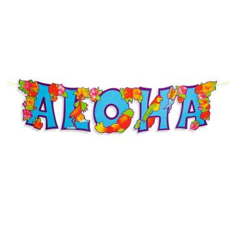 Guirlande de lettres "ALOHA" 80 cm