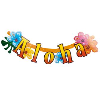 Guirlande de lettres "Aloha" 83 cm 