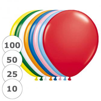 Ballons de baudruche colorés & unis