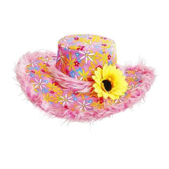 Chapeau de soirée "Sunflower" - rose