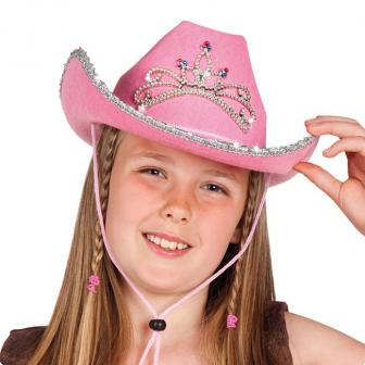 Chapeau de cowboy "Glamour Cowgirl"  pour enfants