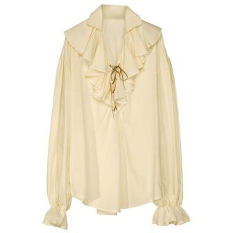 Chemise "Femme pirate sexy" - beige