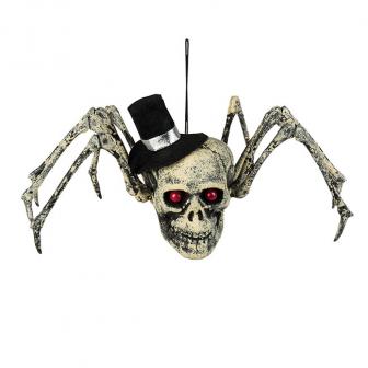 Suspension "Crâne araignée" 22 cm