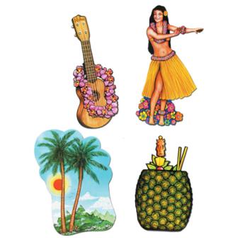 Décorations Luau 51 cm 4pcs