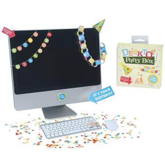 Déco de bureau "Happy Birthday" 8 éléments