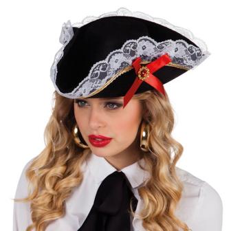 Tricorne "Femme de pirate" 