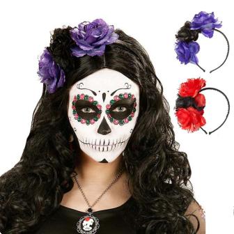 Serre-tête glamour "Dia de los Muertos"