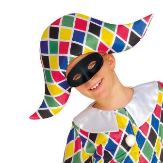 Masque pour enfant unicolore - noir
