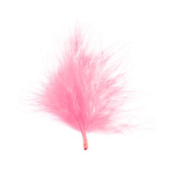 Plumes unicolores 20 pcs. - rose