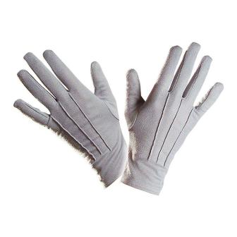 Gants unicolores "Couleurs à gogo" 23 cm - gris