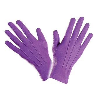 Gants unicolores "Couleurs à gogo" 23 cm - lilas