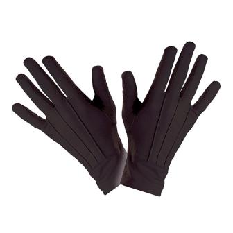 Gants unicolores 22 cm - noir