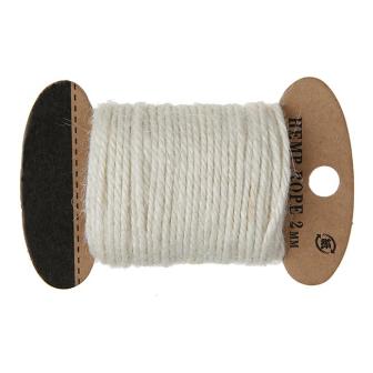Cordon en coton 10 m - ivoire