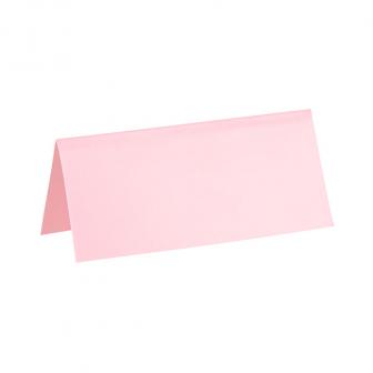 10 cartons nominatifs unicolores - rose