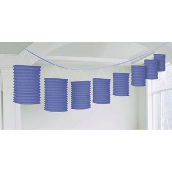 Guirlande de lanternes unicolores 360 cm - lilas