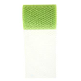 Ruban unicolore en tulle 10 m - vert