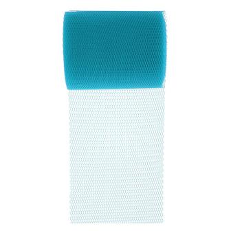 Ruban unicolore en tulle 10 m - turquoise