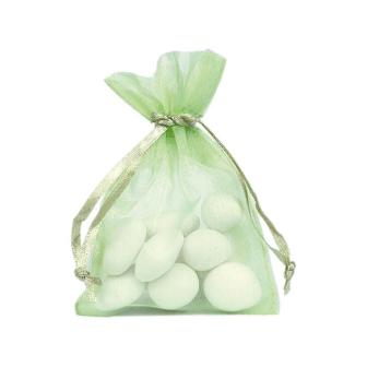 10 sachets Organdi unicolores - vert