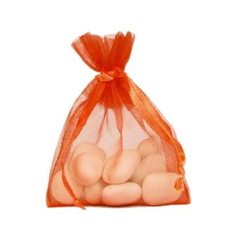 10 sachets Organdi unicolores - orange