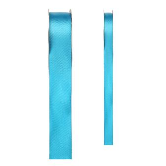 Ruban de déco en satin unicolore - turquoise-3 mm