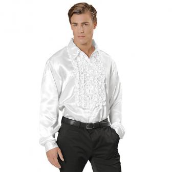 Chemise à jabot - blanc-M/L