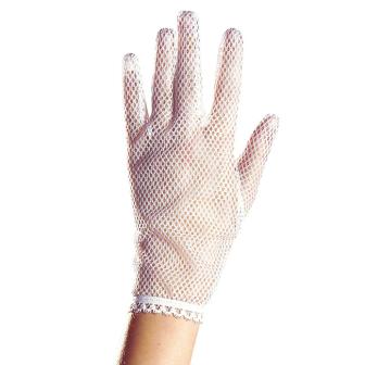 Gants à maille - blanc