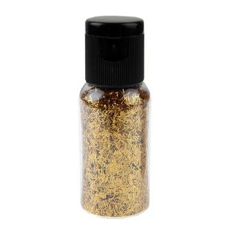 Tube de paillettes vermicelle "Metallic" 15 g - doré