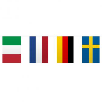 Guirlande de drapeaux "Pays internationaux" 10 m 