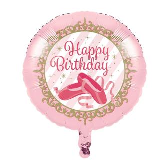 Ballon en alu "Petite ballerine" 45 cm