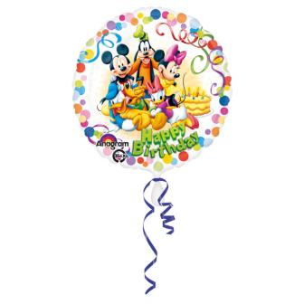 Ballon en aluminium "Anniversaire de Mickey" 43 cm