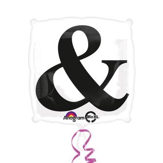 Ballon en aluminium "Mr & Mrs" 45 cm - &