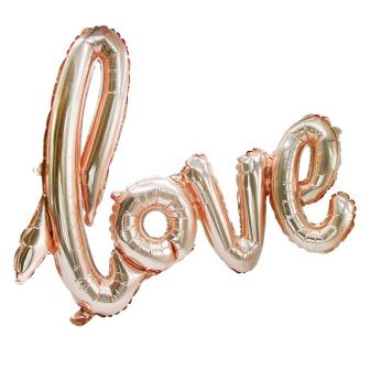 Ballon en alu "Love" 73 cm