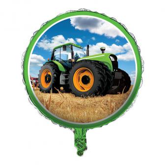 Ballon en alu "Mon tracteur" 45 cm